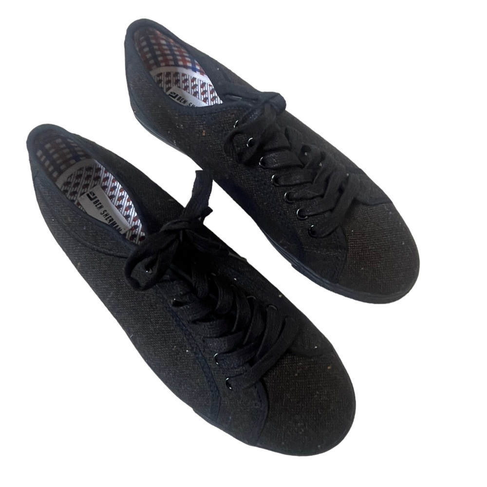 BEN‎ SHERMAN Brown Tweed Sneakers